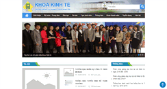 Desktop Screenshot of khoakinhte.utehy.edu.vn
